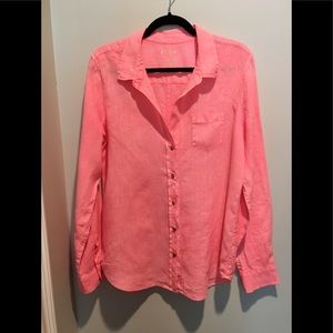 Lily Pulitzer Anna Maria Button Down Shirt-size L